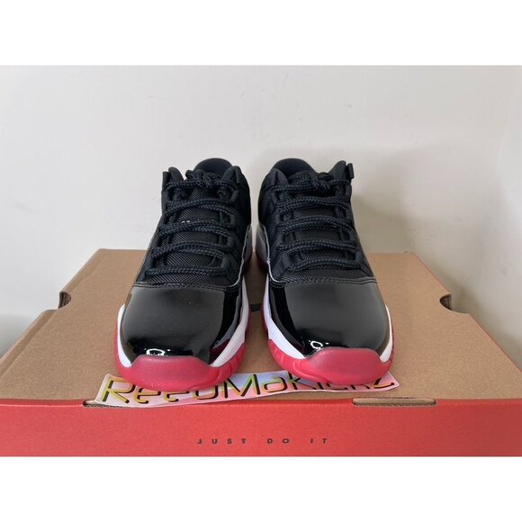 Jordan 11 XI Retro Low Bred 2025 GS Youth FV5121 006 - Picture 3 of 7